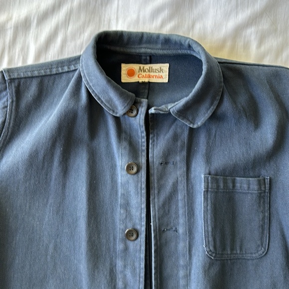 Mollusk California Navy Chore Jacket - 100% Cotton - Picture 2 of 5